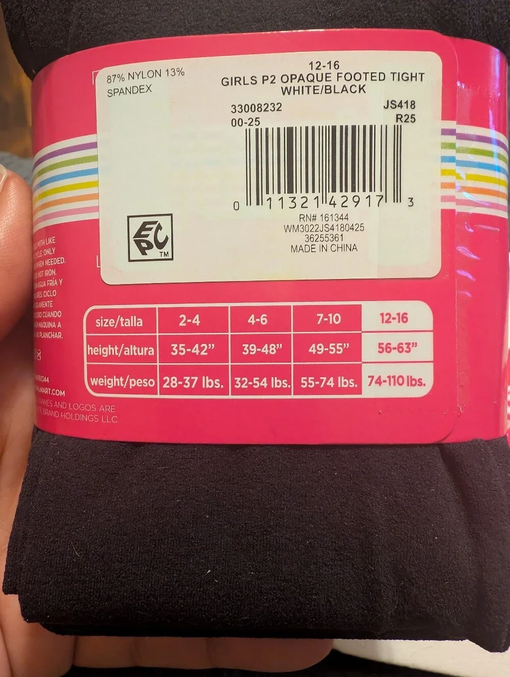 Footed Tights